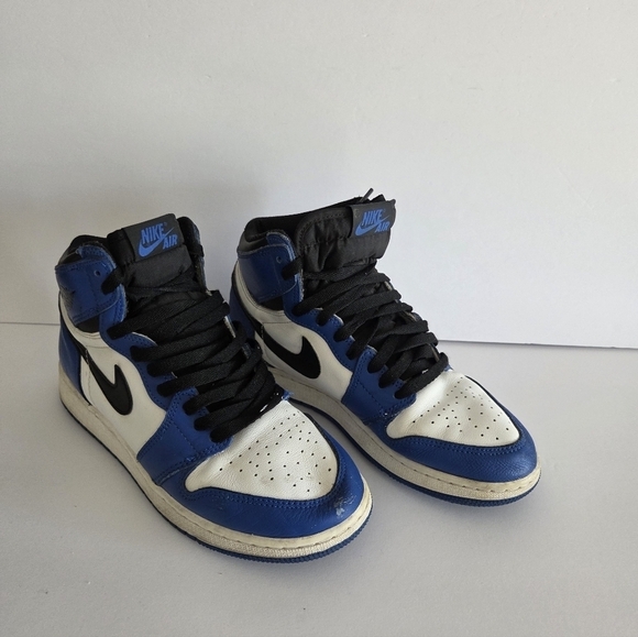 Nike Other - Nike Air Jordan 1 High-Top Sneakers in Blue and White Sz.5,5 Y